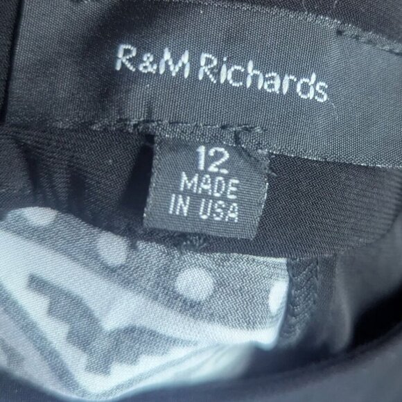 R&M Richards Printed Sleeveless Sheath Dress 12 - Picture 4 of 4